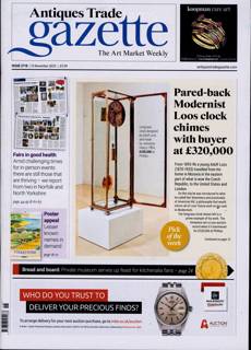 Antique Trades Gazette Magazine Issue 15/11/2025