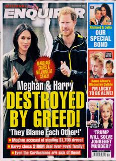 National Enquirer Magazine Issue 29/12/2025
