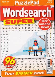Puzzlelife Wordsearch Super Magazine Issue NO 99