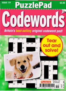 Puzzlelife Ppad Codewords Magazine Issue NO 119