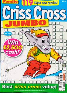 Family Criss Cross Jumbo Magazine Issue NO 159