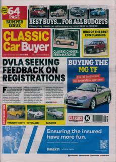 Classic Car Buyer Magazine Issue 26/11/2025