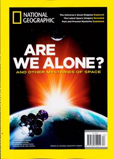 National Geographic Coll Edit Magazine Issue AREWEALONE