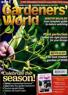 Bbc Gardeners World Magazine Issue DEC 25