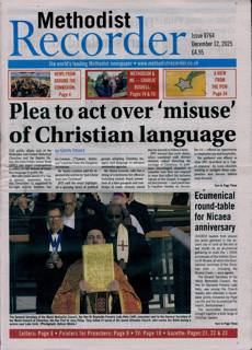 Methodist Recorder Magazine Issue 12/12/2025
