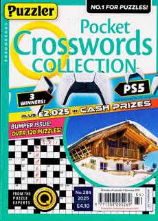 Puzzler Q Pock Crosswords Magazine Issue NO 284