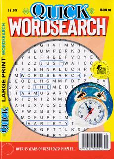 Quick Wordsearch Magazine Issue NO 18