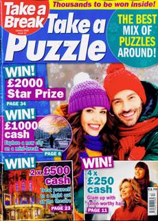 Take A Break Take A Puzzle Magazine Issue NO 13