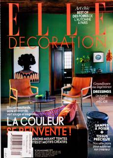 Elle Decor French Magazine Issue NO 329