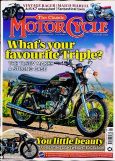 Classic Motorcycle Monthly Magazine Issue JAN 26