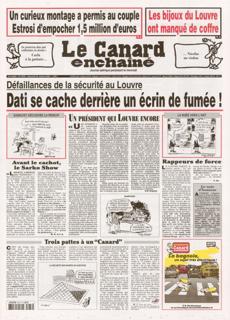 Le Canard Enchaine Magazine Issue No 5476