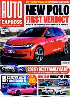 Auto Express Magazine Issue 31/12/2025