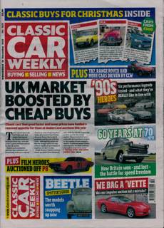 Classic Car Weekly Magazine Issue 10/12/2025