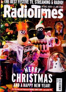 Radio Times England Magazine Issue XMAS 25