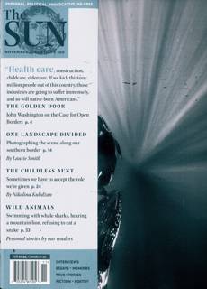 The Sun Magazine Issue NOV 25