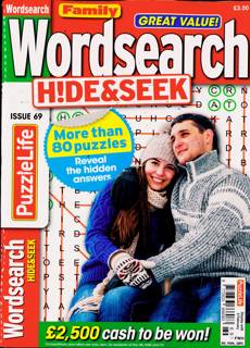 Family Wordsearch Hide Seek Magazine Issue NO 69
