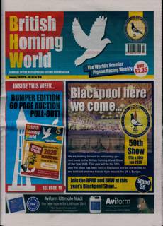 British Homing World Magazine Issue NO 7819