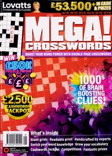Lovatts Mega Crosswords Magazine Issue NO 101