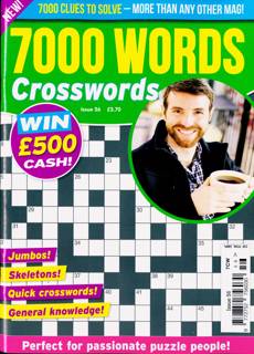 7000 Word Crosswords Magazine Issue NO 56