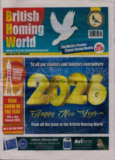 British Homing World Magazine Issue NO 7818