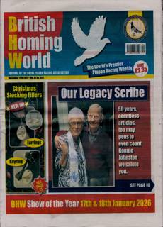 British Homing World Magazine Issue NO 7815
