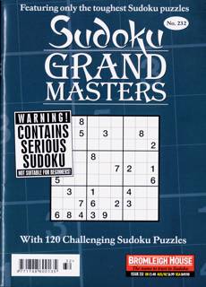 Sudoku Grandmaster Magazine Issue NO 232