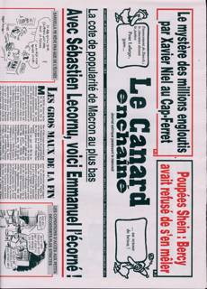 Le Canard Enchaine Magazine Issue NO5478