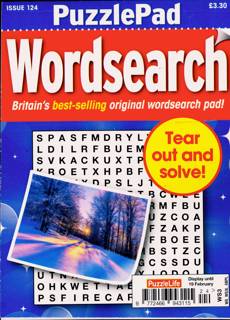 Puzzlelife Ppad Wordsearch Magazine Issue NO 124