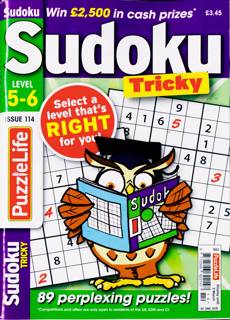 Puzzlelife Sudoku Lev 5 And 6 Magazine Issue NO 114