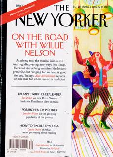 New Yorker Magazine Issue 29/12/2025
