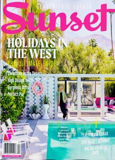 Sunset Magazine Issue HOL 25