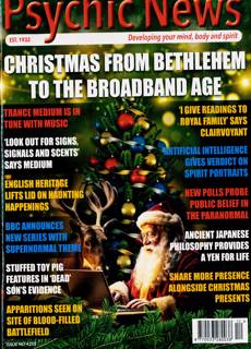 Psychic News Magazine Issue DEC 25
