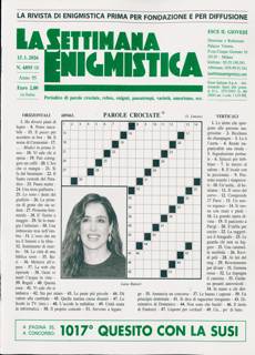 La Settimana Enigmistica Magazine Issue NO 4895