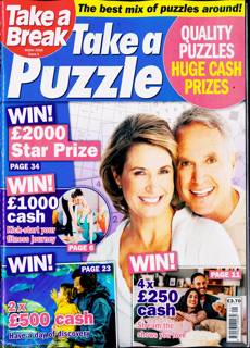 Take A Break Take A Puzzle Magazine Issue NO 1