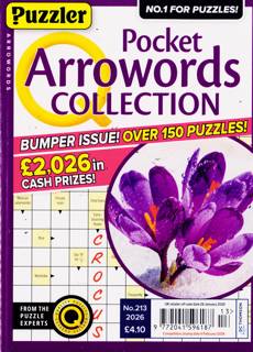 Puzzler Q Pock Arrowords C Magazine Issue NO 213