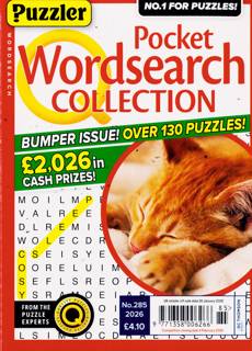 Puzzler Q Pock Wordsearch Magazine Issue NO 285