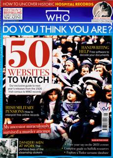Who Do You Think You Are Magazine Issue JAN 26