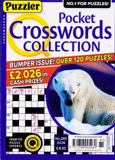 Puzzler Q Pock Crosswords Magazine Issue NO 285