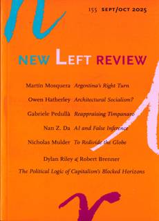 New Left Review Magazine Issue NO155
