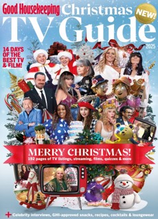 Good Housekeeping Xmas Tv Guide Magazine Issue 2025