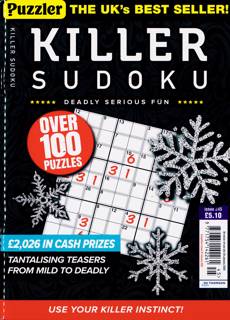 Puzzler Killer Sudoku Magazine Issue NO 245