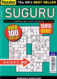 Puzzler Suguru Magazine Issue NO 150