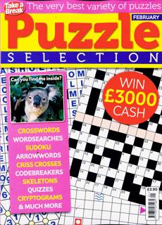 Take A Break Puzzle Selection Magazine Issue NO 1