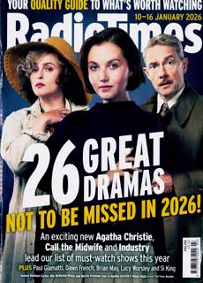 Radio Times England Magazine Issue 10/01/2026