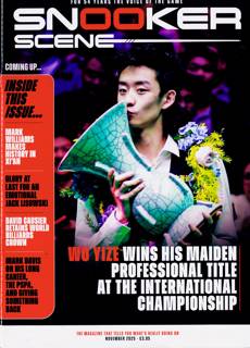Snooker Scene Magazine Issue NOV 25