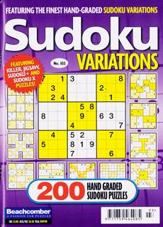 Sudoku Variations Magazine Issue NO 103