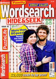 Family Wordsearch Hide Seek Magazine Issue NO 70