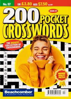 200 Pocket Crosswords Magazine Issue NO 97