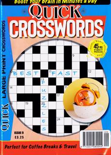 Quick Crosswords Magazine Issue NO 9