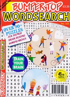 Bumper Top Wordsearch Magazine Issue NO 223